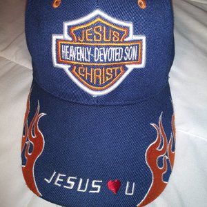 Harley Davidson Jesus baseball hat